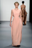 Cut-Out Detailed Twill Gown
