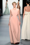 Cut-Out Detailed Twill Gown