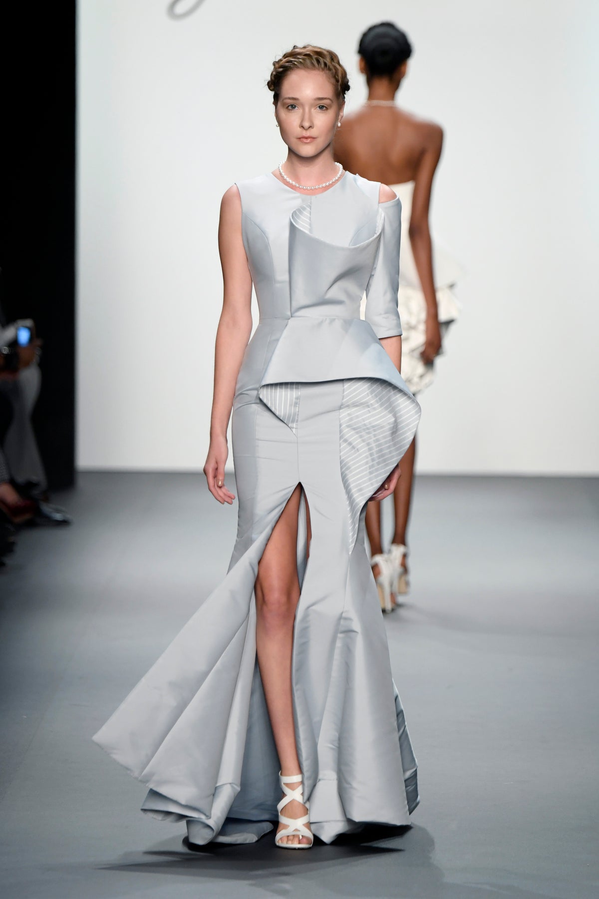 Structured Taffeta Mermaid Dress