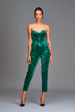 Crush velvet jumpsuit - John Paul Ataker