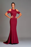Cold shoulder mermaid gown - John Paul Ataker