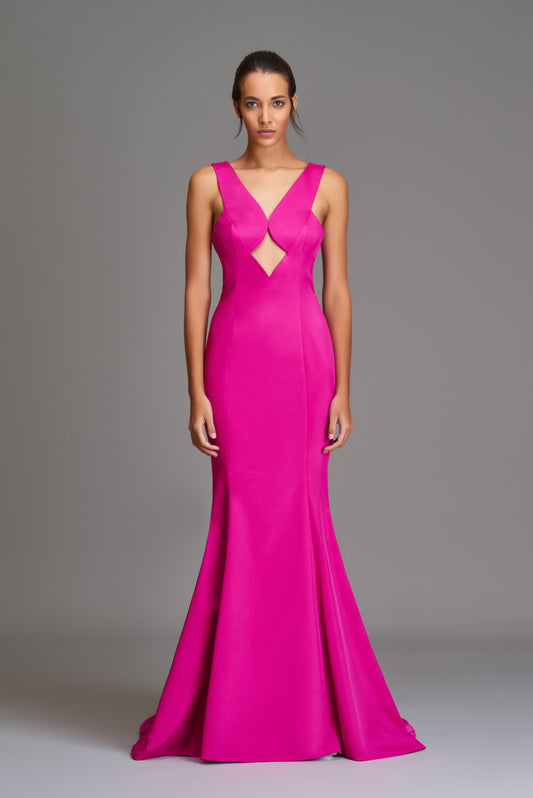 Cut-Out Detailed Long Dress