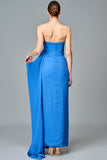 Strapless Viscose Gown