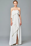 Layered Viscose Long Dress