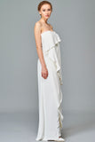 Layered Viscose Long Dress