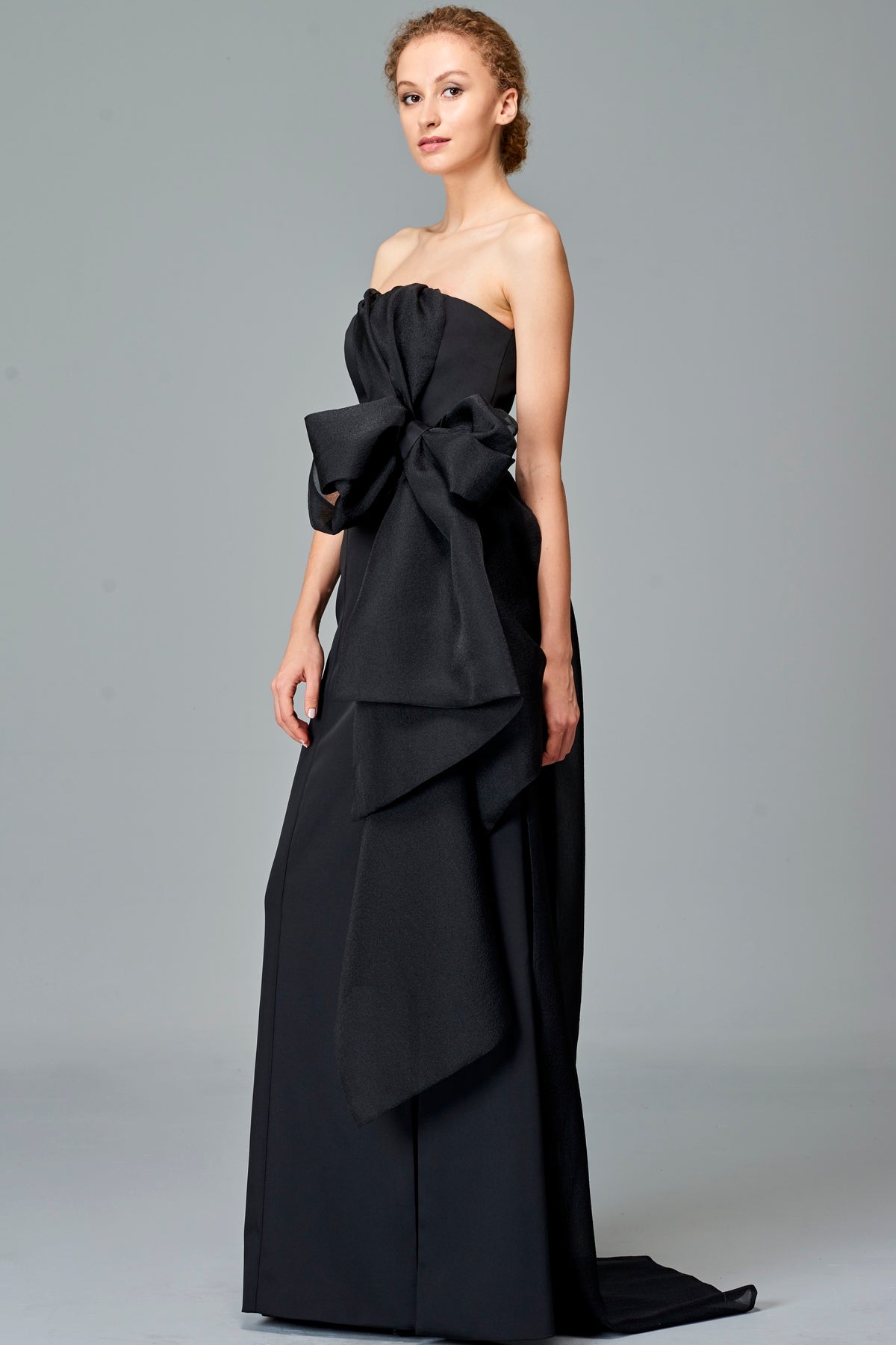 Organza Bow Detailed Dress