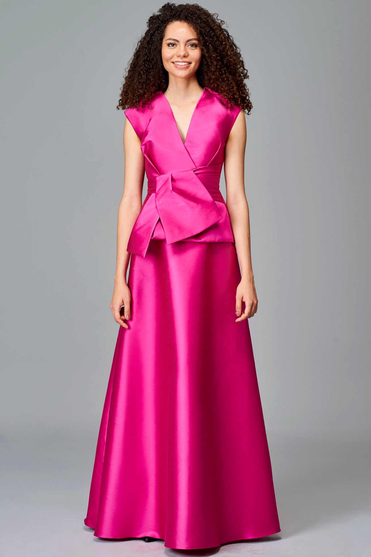 Structured Taffeta Gown