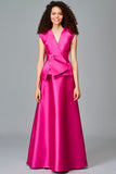 Structured Taffeta Gown