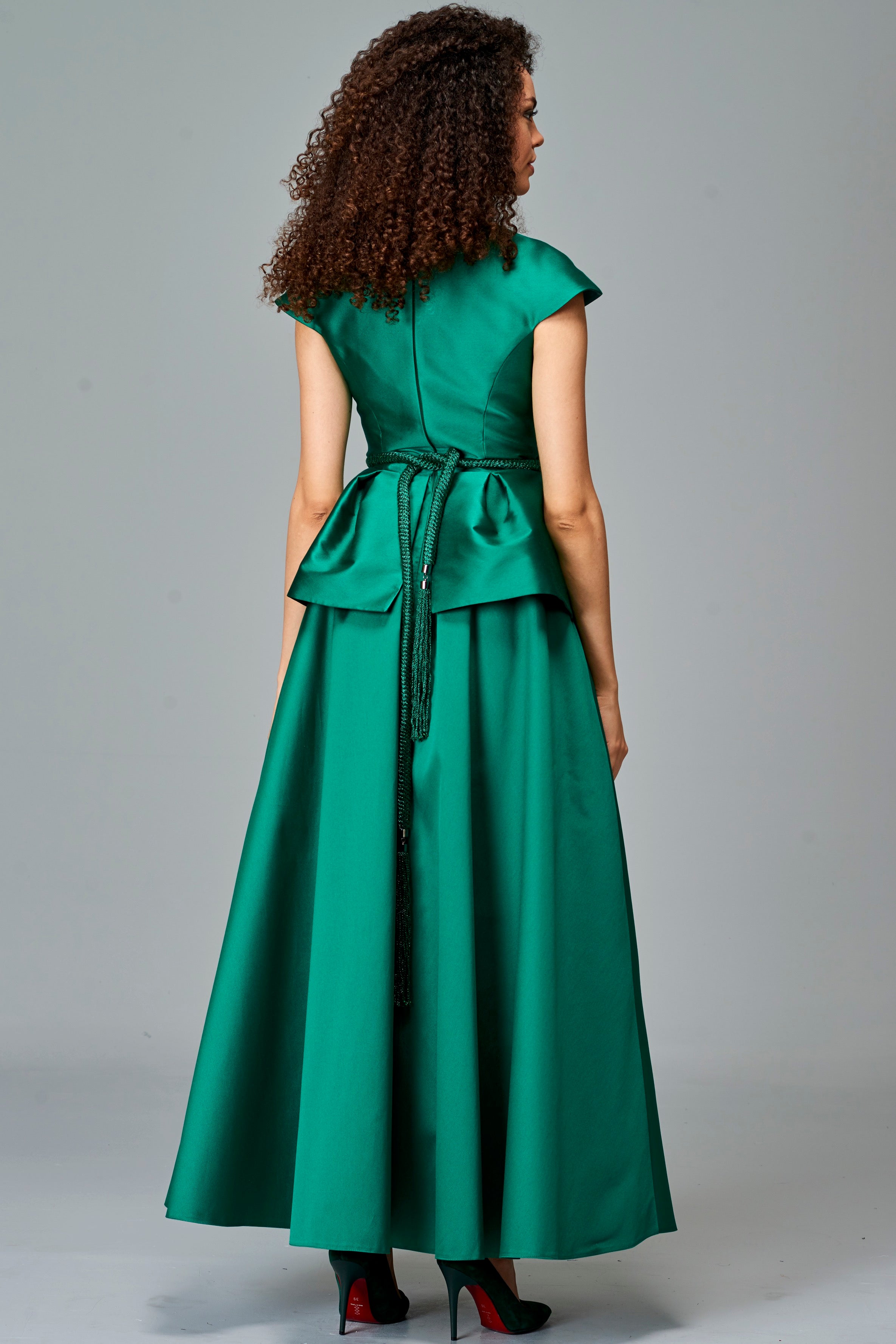 Structured Taffeta Midi Dress Structured Taffeta Midi Dress