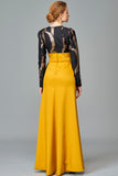 Structured Faille and Fil Coupe Gown