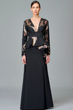 Structured Faille and Fil Coupe Gown