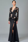 Structured Faille and Fil Coupe Gown