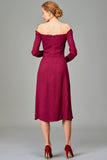 Button Up Slit Detailed Viscose Short Dress