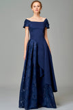 Draped Fil Coupe Faille Gown