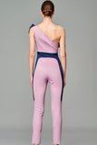 Two Toned Structured Jumpsuit