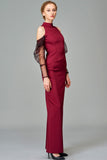 Organza Drape Sleeve Long Dress