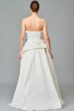 3D Flower Detailed Long Gown