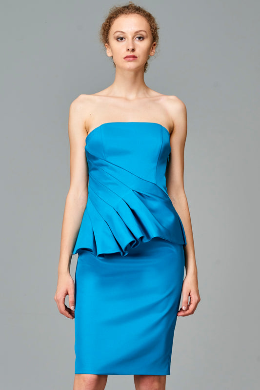 Draped Short Dress