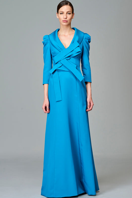 Banded Detail Long Dress