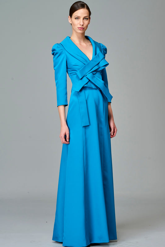 Banded Detail Long Dress