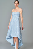 Strapless High-Low Dress