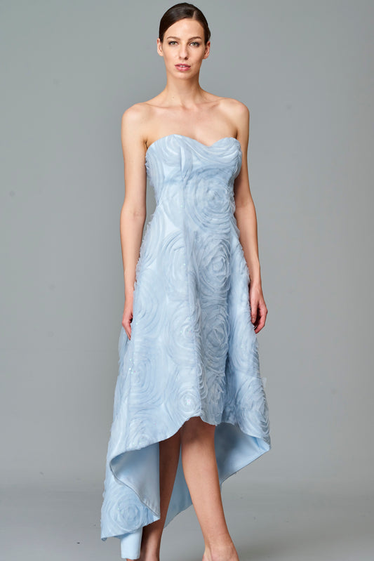 Strapless High-Low Dress