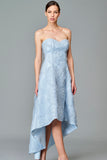 Strapless High-Low Dress