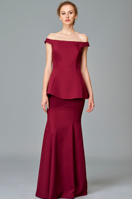 Structured Long Dress