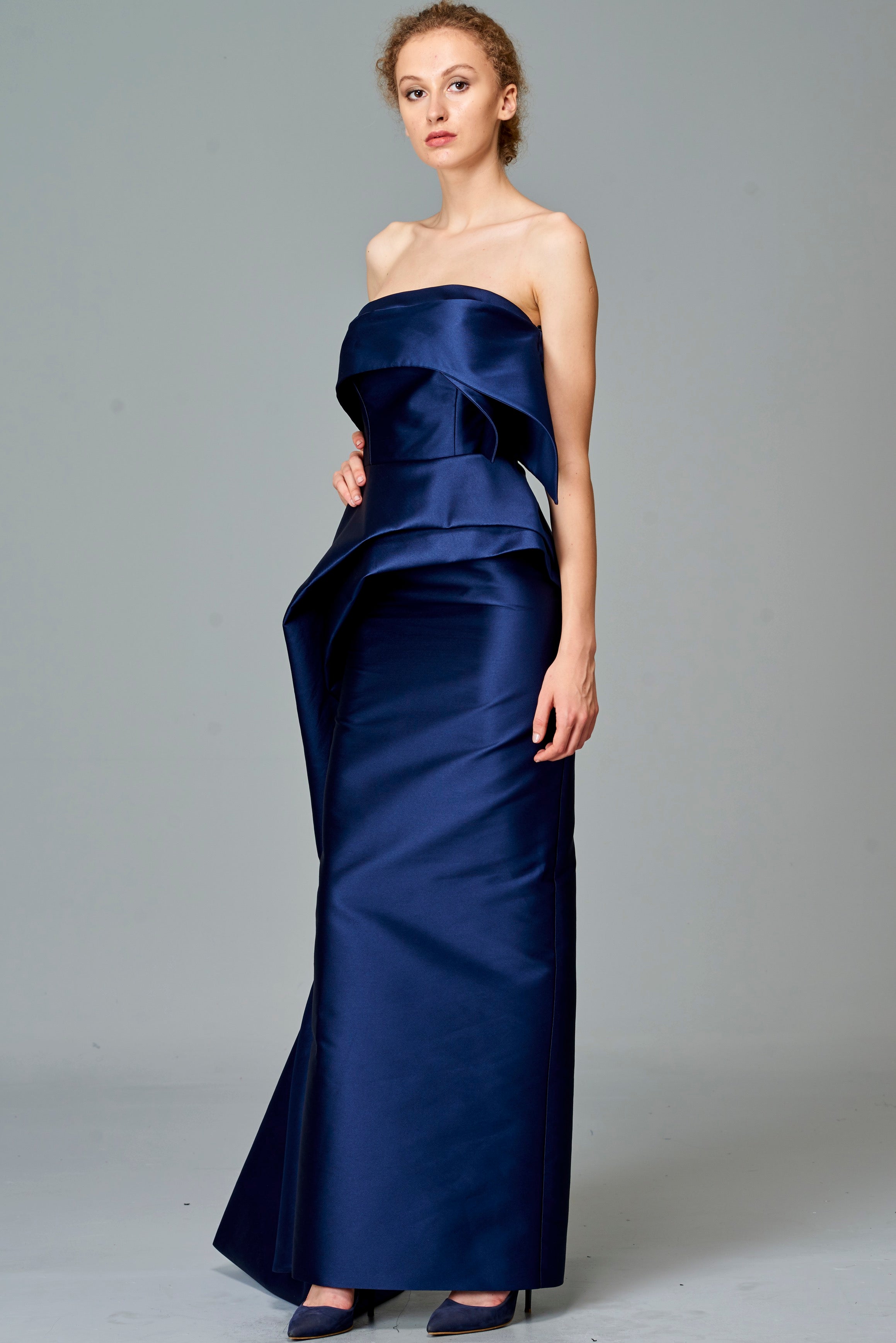 Structured Taffeta Gown