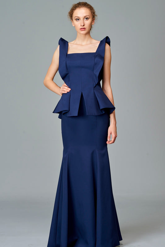 Structured Long Dress