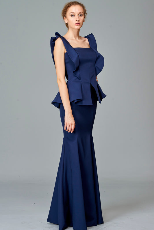 Structured Long Dress