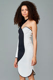 Two-Toned Short Dress