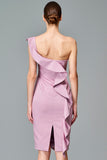 Side Ruffled Detail Short Dress