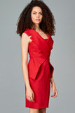 Paneled Short Dress