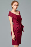 Paneled Short Dress