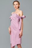 Bow Sleeve Short Dress