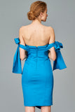 Bow Sleeve Short Dress