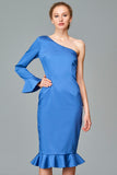 One-Sleeve Short Dress