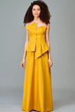 Structured Long Dress