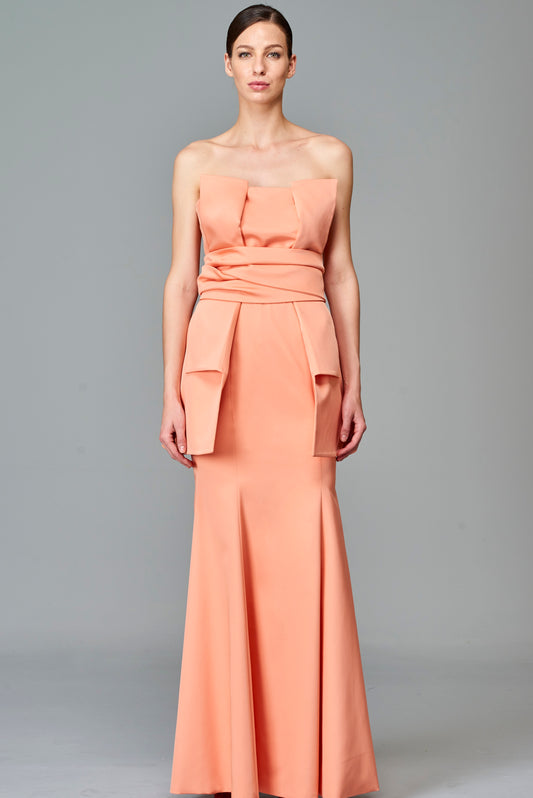 Structured Long Dress