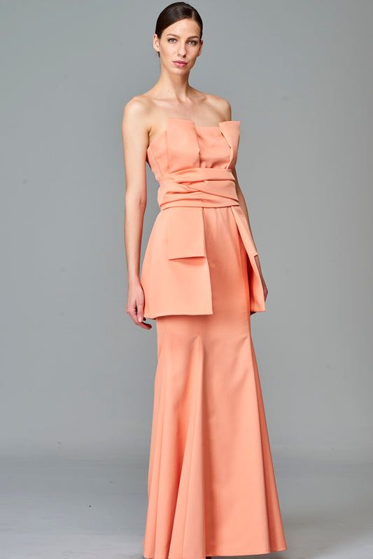 Structured Long Dress