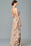 Ruffled Strapless Dress