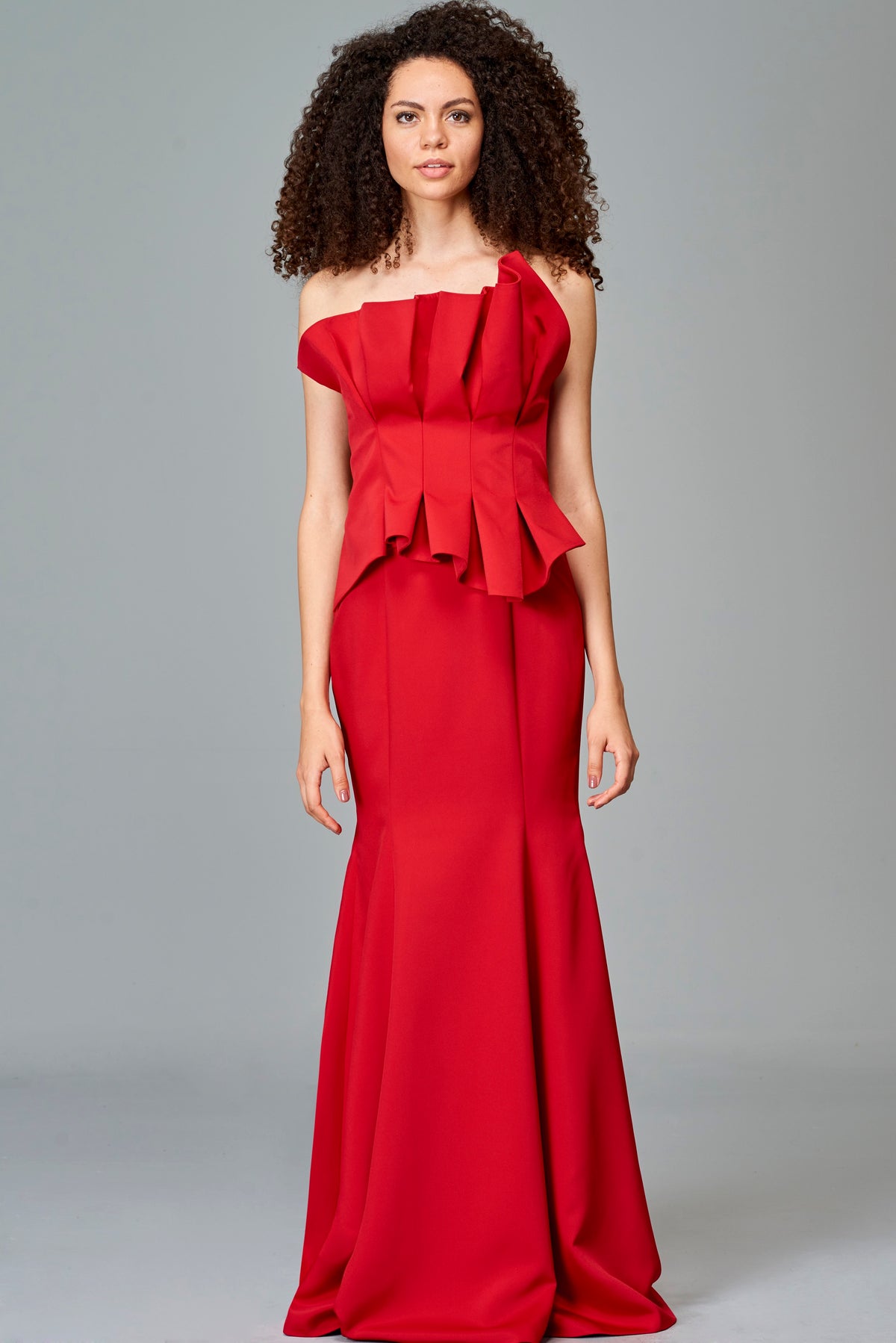 Structured Long Dress