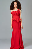 Structured Long Dress