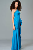 Side Ruffled Gown