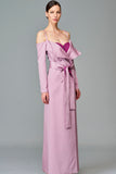 Double-Breasted Long Dress