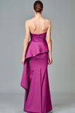 Structured Strapless Long Dress