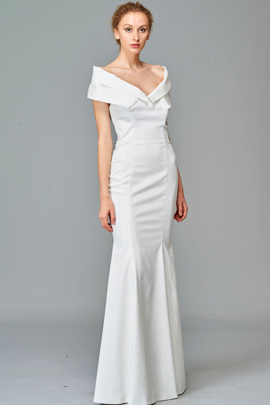 Structured Long Dress