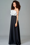 Ruffled Long Gown