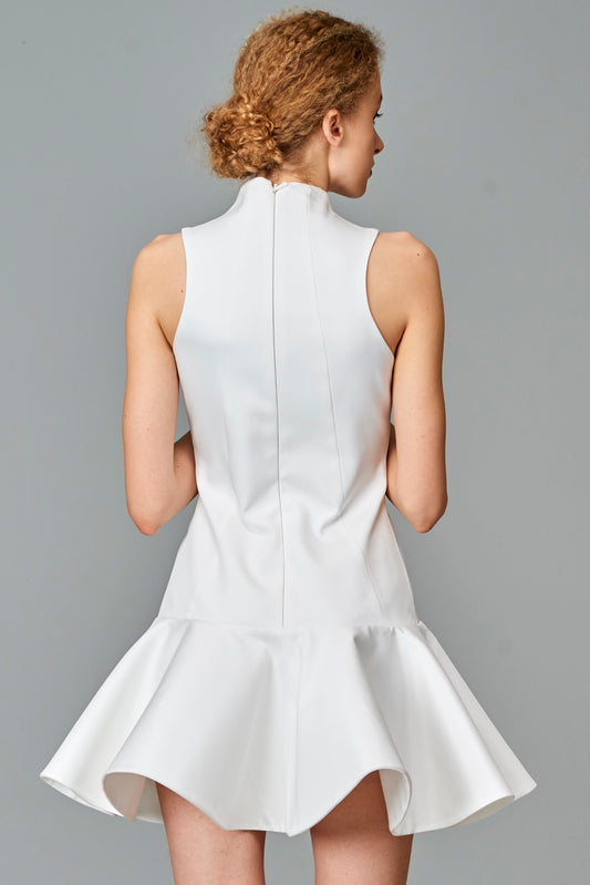 Ruffled Short Dress